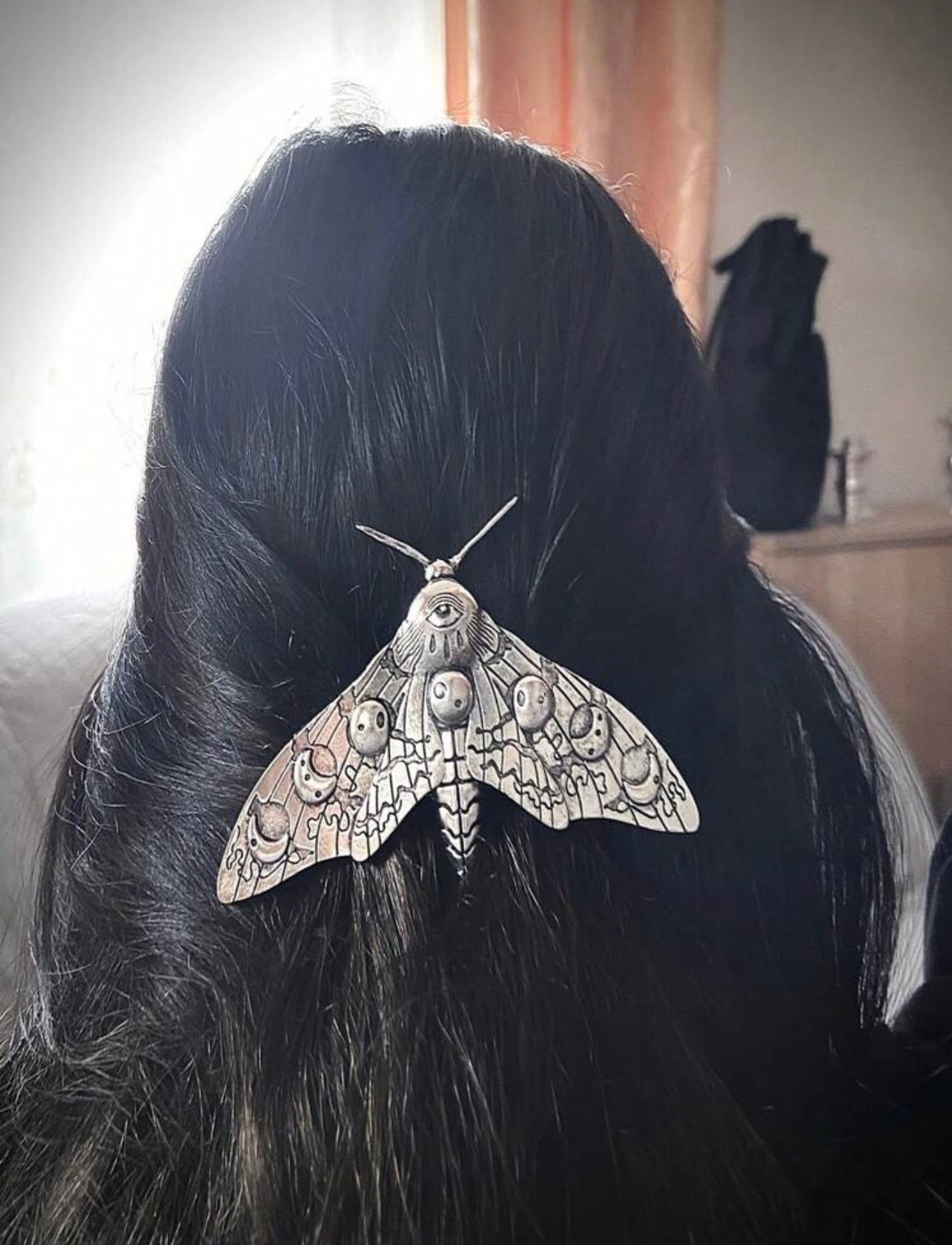 Moth Hair Clip