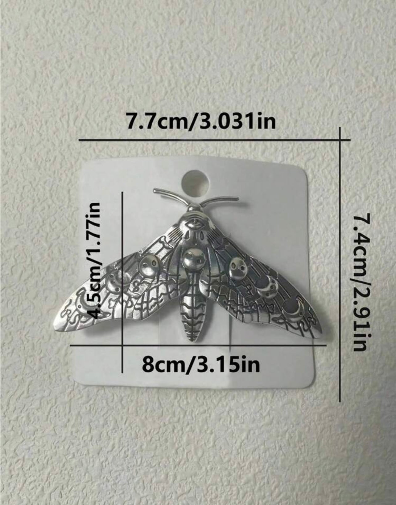 Moth Hair Clip