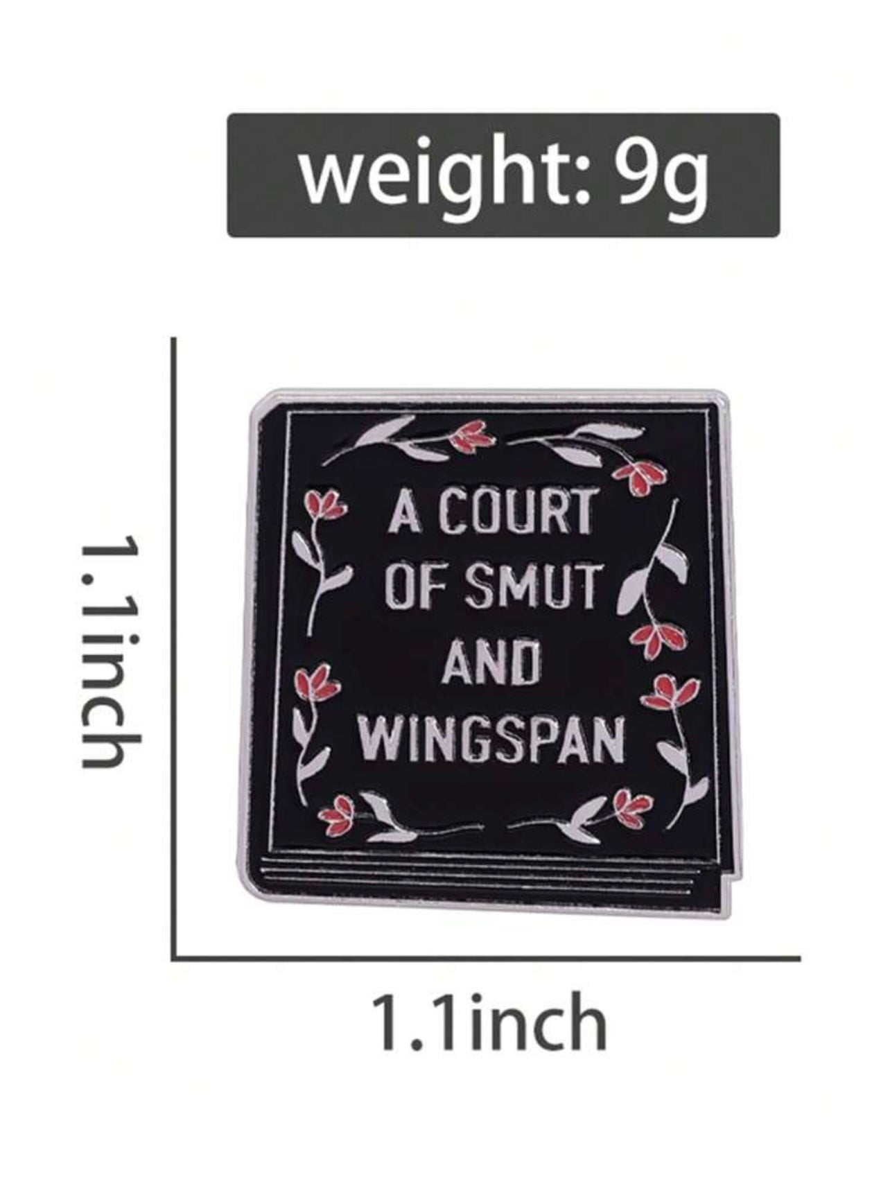 “A Court of Smut and Wingspan” pin